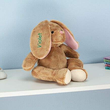 Personalized Brown Plush Bunny-358204