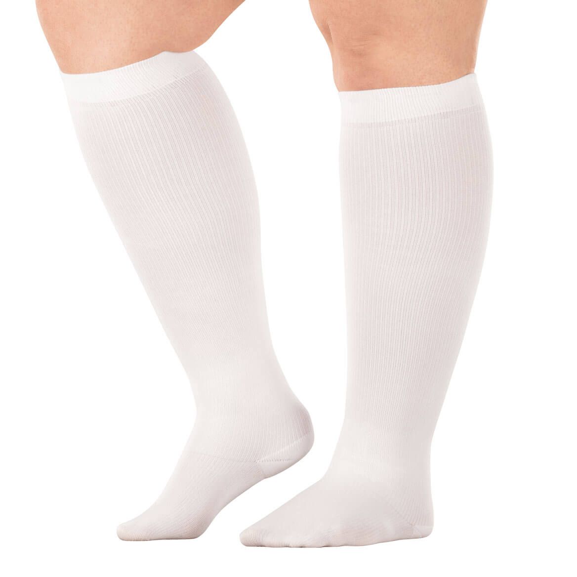 Silver Steps™ Wide Calf Compression Socks, 8–15 mmHg + '-' + 358893