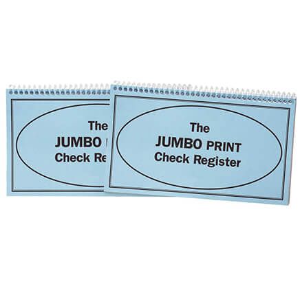 Giant Print Check Register, Set of 2-359358