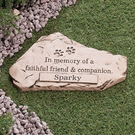 Personalized Faithful Friend and Companion Memorial Stone-359781