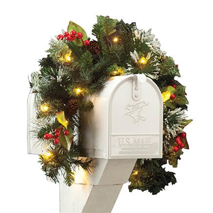 Lighted Mailbox Swag-360584