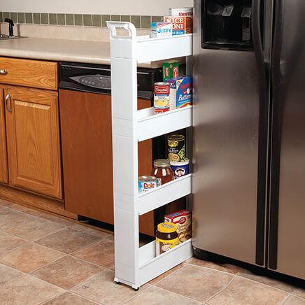 View product details for Slim Storage Cart, 4-Tier