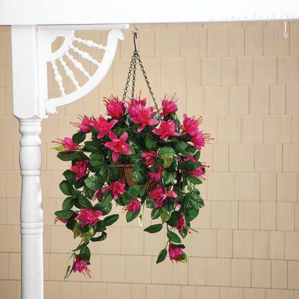 Fully Assembled Fuchsia Basket by OakRidge™-361809