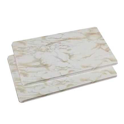 White Marble Burner Covers Set of 2-362361