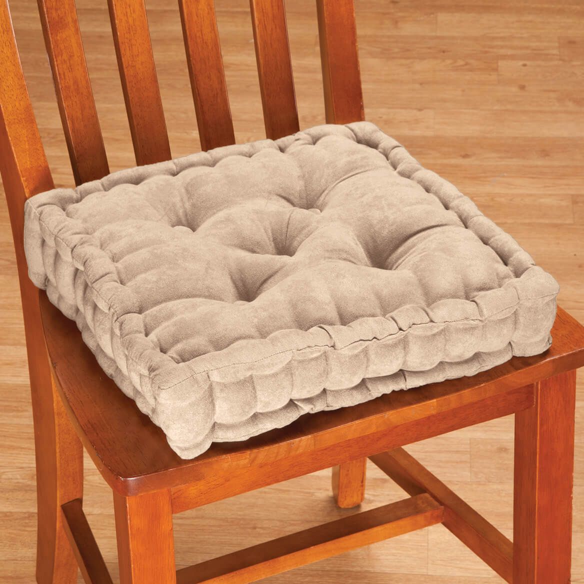 Natural Tufted Booster Cushion, Set of 2 + '-' + 365582