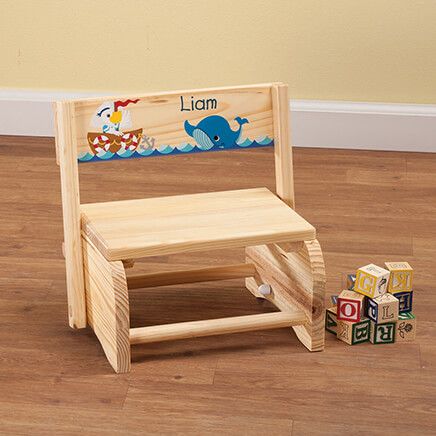Personalized Children's Ocean Friends Step Stool-365663