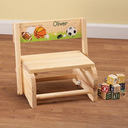 Personalized Children's Sports Step Stool-365668