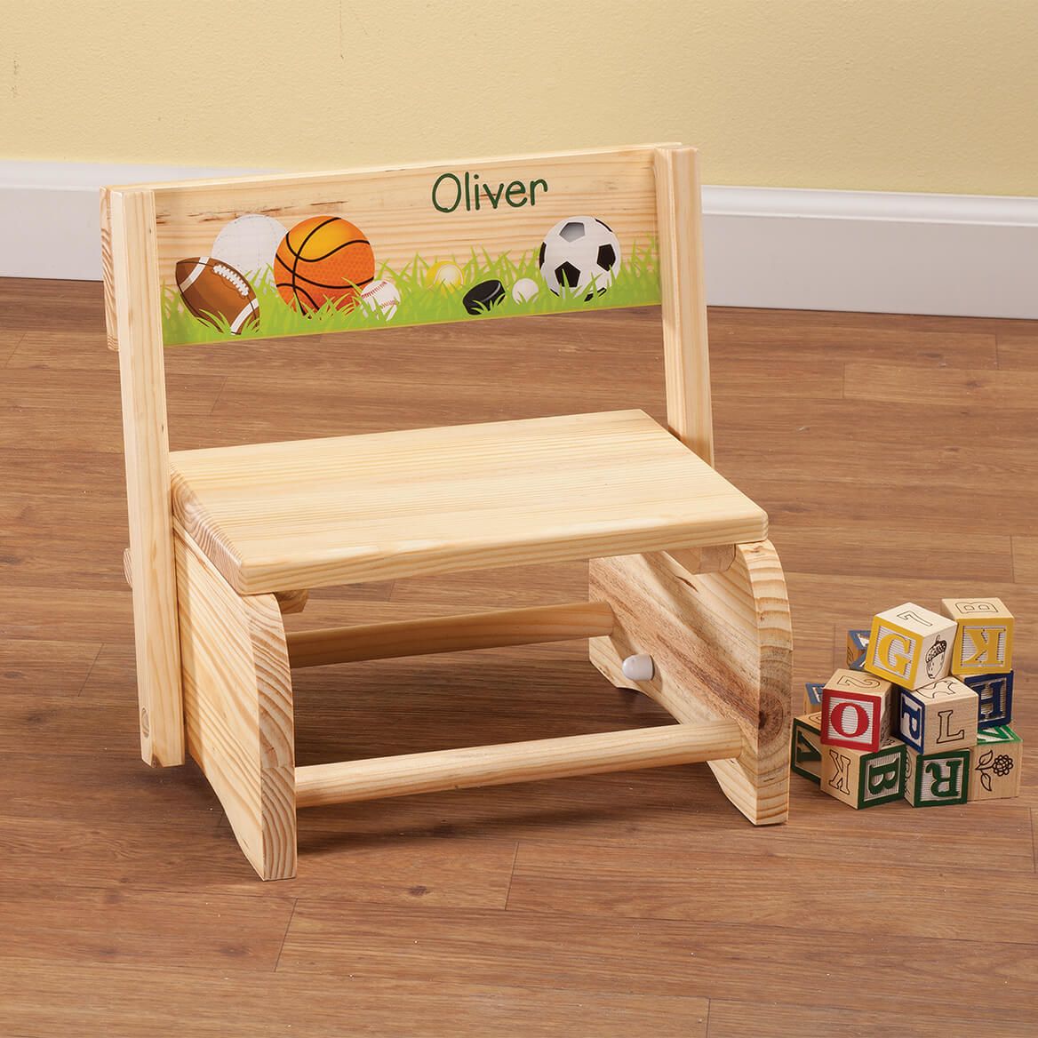 Personalized Children's Sports Step Stool + '-' + 365668