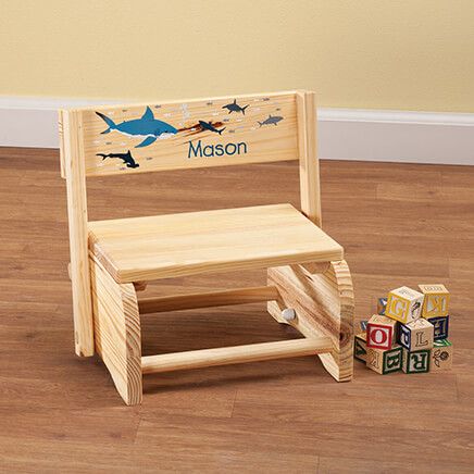 Personalized Children's Sharks Step Stool-365670