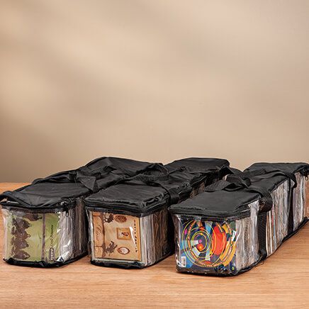 CD Storage Case with 2 Dividers, 3-Pack-366394