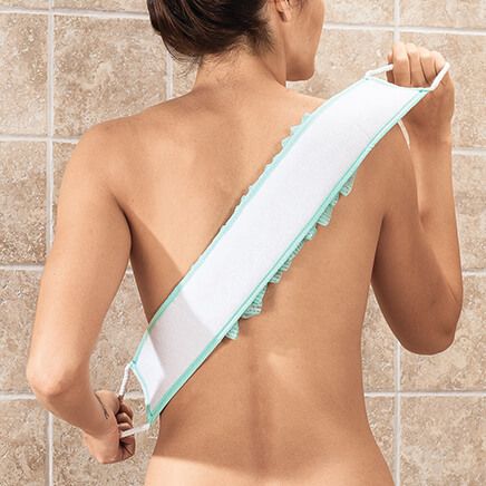 Bath Pouf Belt with Handles-366428