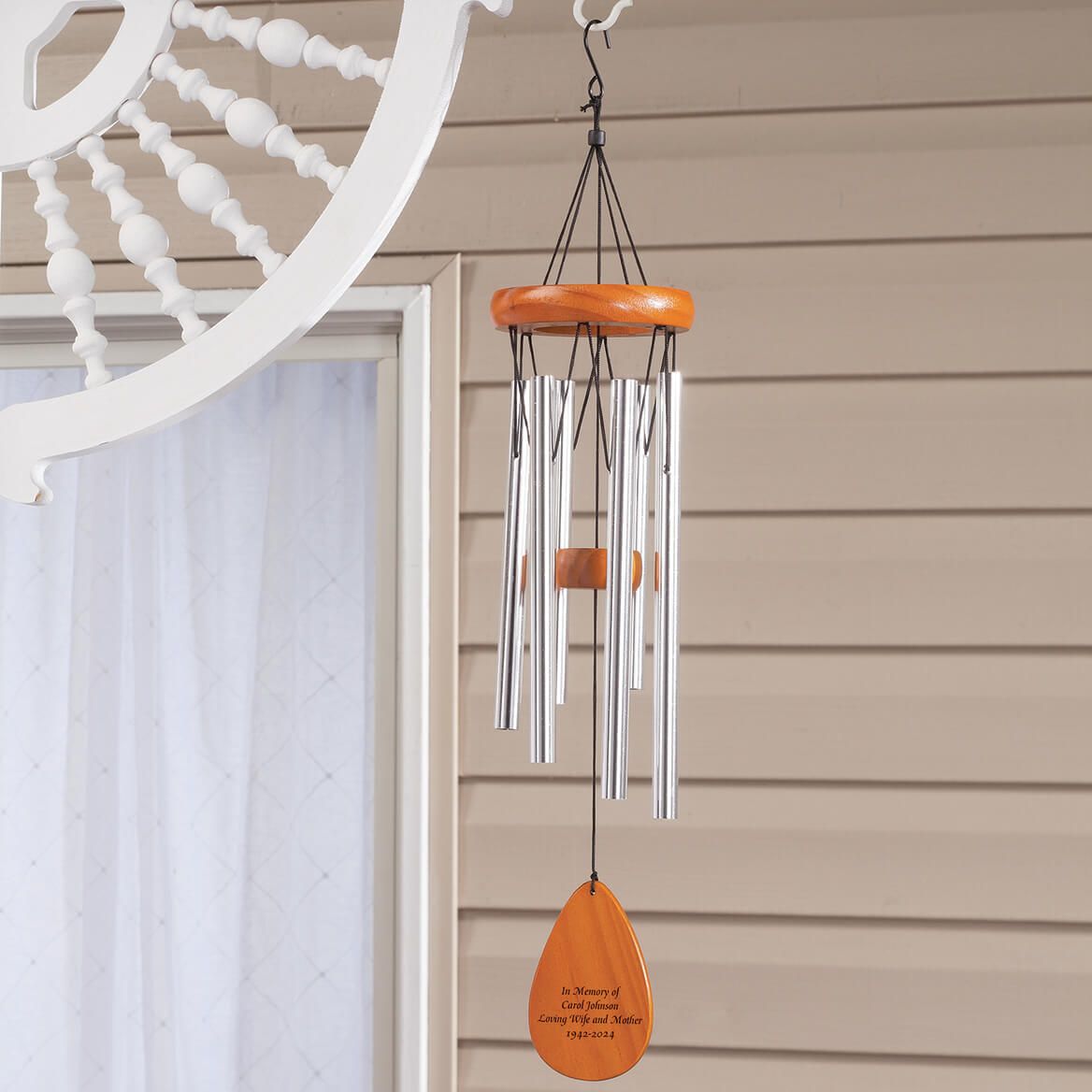 Personalized Wooden Windchime + '-' + 366630