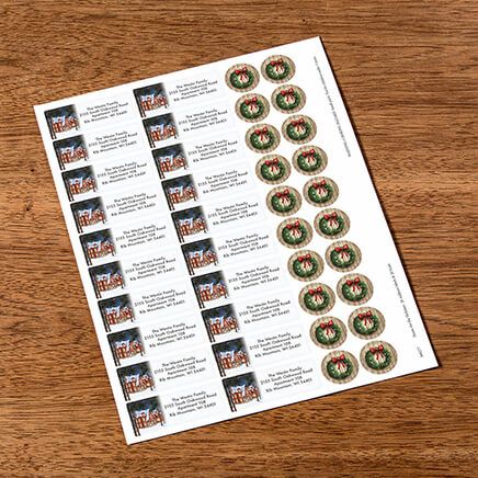 Personalized Home for the Holidays Labels & Seals, Set of 20-368277