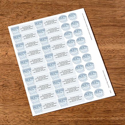 Papercut Collage Labels & Seals, Set of 20-368282