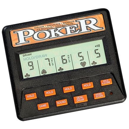 Classic 5-in-1 Poker Handheld Game-368510