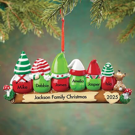 Personalized Gnome Family Ornament-368538