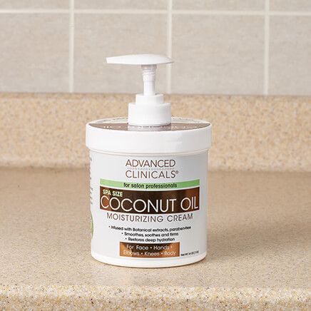 Advanced Clinicals® Coconut Oil Moisturizing Cream 16oz.-368953
