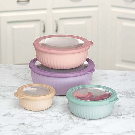 Cap Tight Deluxe Storage Containers, Set of 4-369400