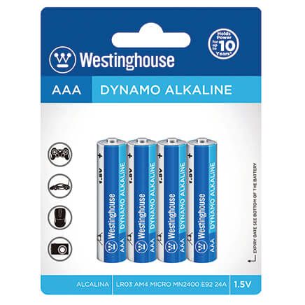 Westinghouse Batteries AAA S/4-369941