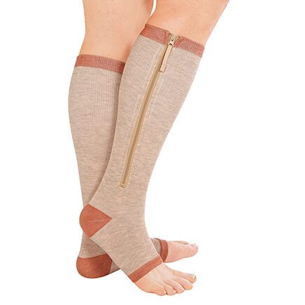 Copper Support Zip Socks-370112