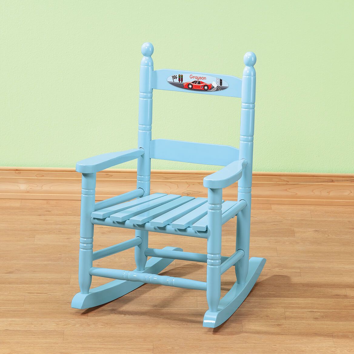 Personalized Racecar Children's Rocking Chair + '-' + 371716