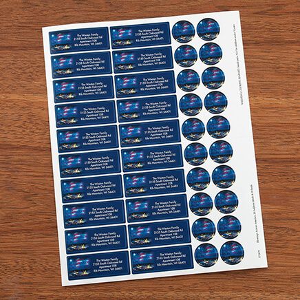 Blessings Across America Address labels and Seals-371879