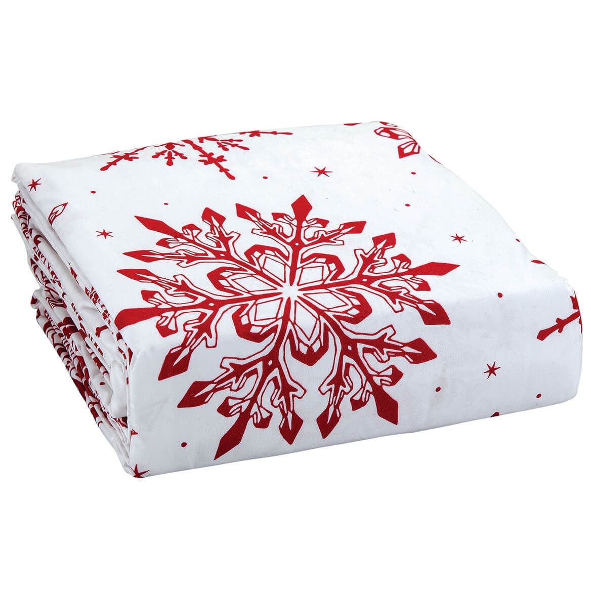 Snowflake Flannel Sheet Set by OakRidge™ + '-' + 372120