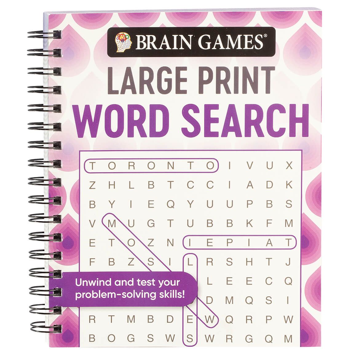 Brain Games® Swirls Design Word Search Puzzles + '-' + 372568