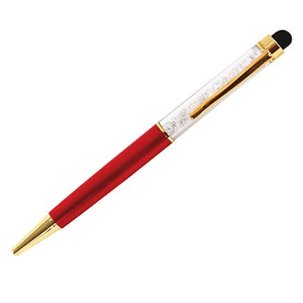 Goldtone Designer Crystal Pen / Stylus-372622