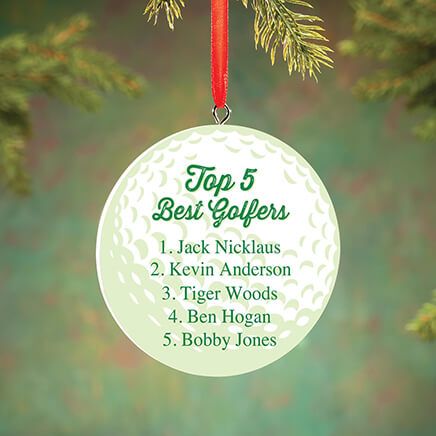 Personalized Best Golfers Ornament-372720