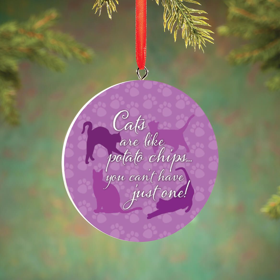 Personalized Cats are Like Potato Chips Ornament + '-' + 372727