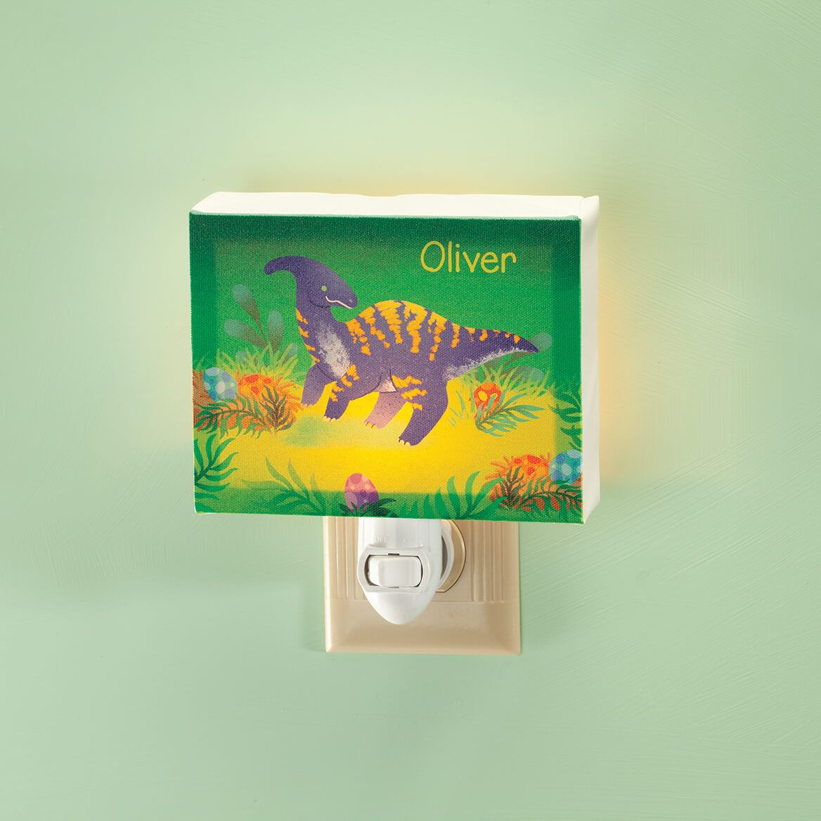 Personalized Children's Dinosaur Night Light