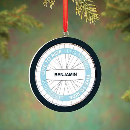 Personalized Biker Ornament-372972
