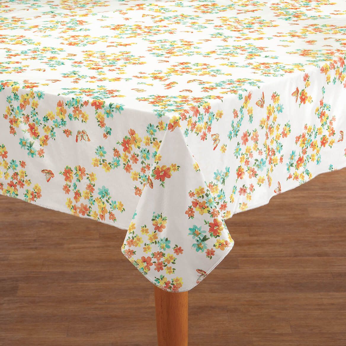 Butterfly Bliss Vinyl Table Cover by Chef's Pride™ + '-' + 373219