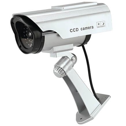 Silver Mock Solar Security Camera-373284