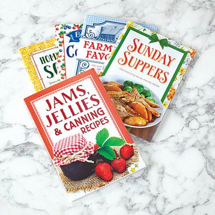 View product details for Farmhouse Paperback Cookbooks, Set of 5