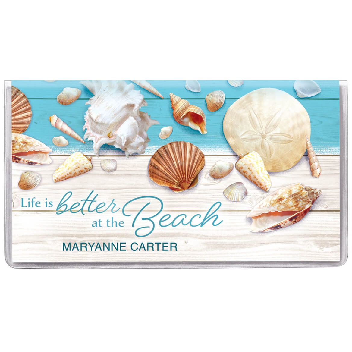 Personalized Beach Shells 2 Year Planner + '-' + 373542