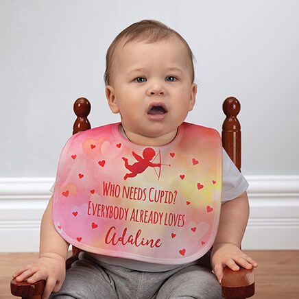 Personalized Valentine's Day Baby Bib-373798
