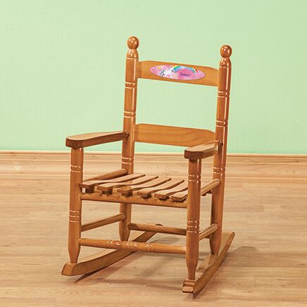 Personalized Unicorn Children's Rocking Chair-373934