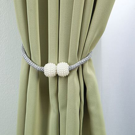 View product details for Magnetic Curtain Tieback, Set of 2