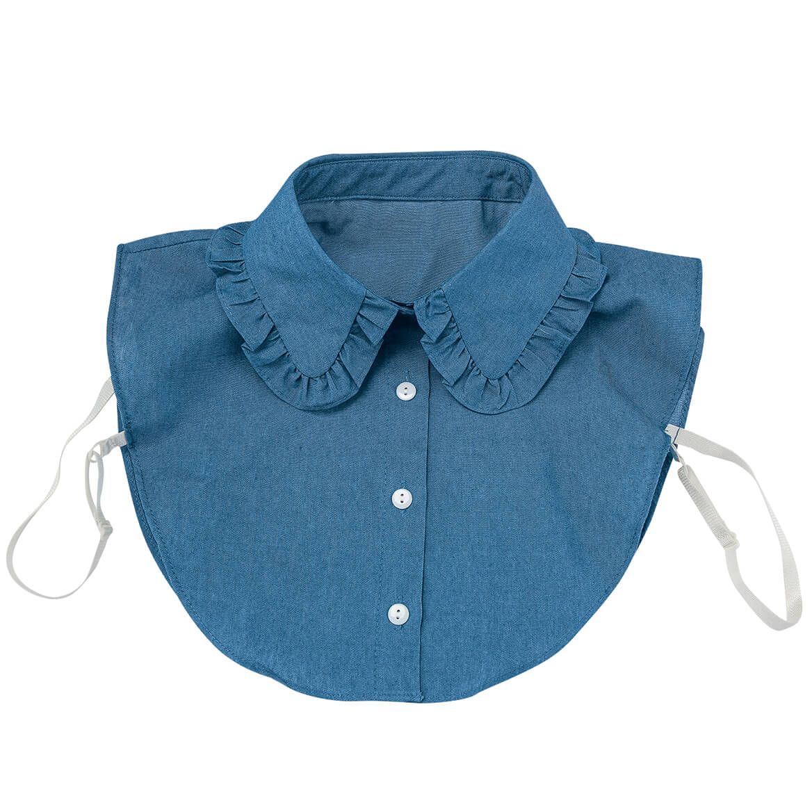 Chambray Ruffle Collar Blouse Dicky + '-' + 374094