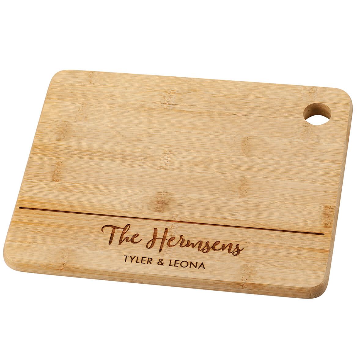 Personalized 2 Line Cutting Board + '-' + 374205