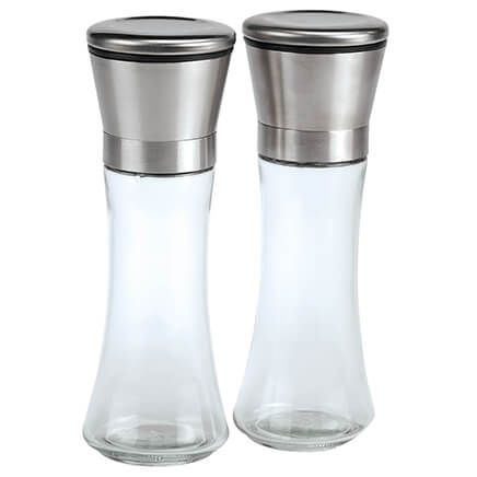 Stainless Steel Salt & Pepper Grinder Set by Home Marketplace™-374220