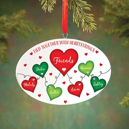 View product details for Personalized Tied Together with Heartstrings Ornament