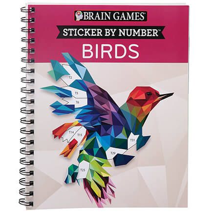 Brain Games® Sticker By Number Birds-374462