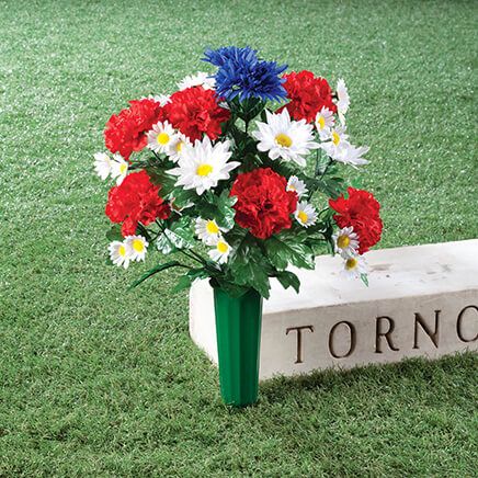 Patriotic Bouquet Memorial by OakRidge™, Set of 2-374474