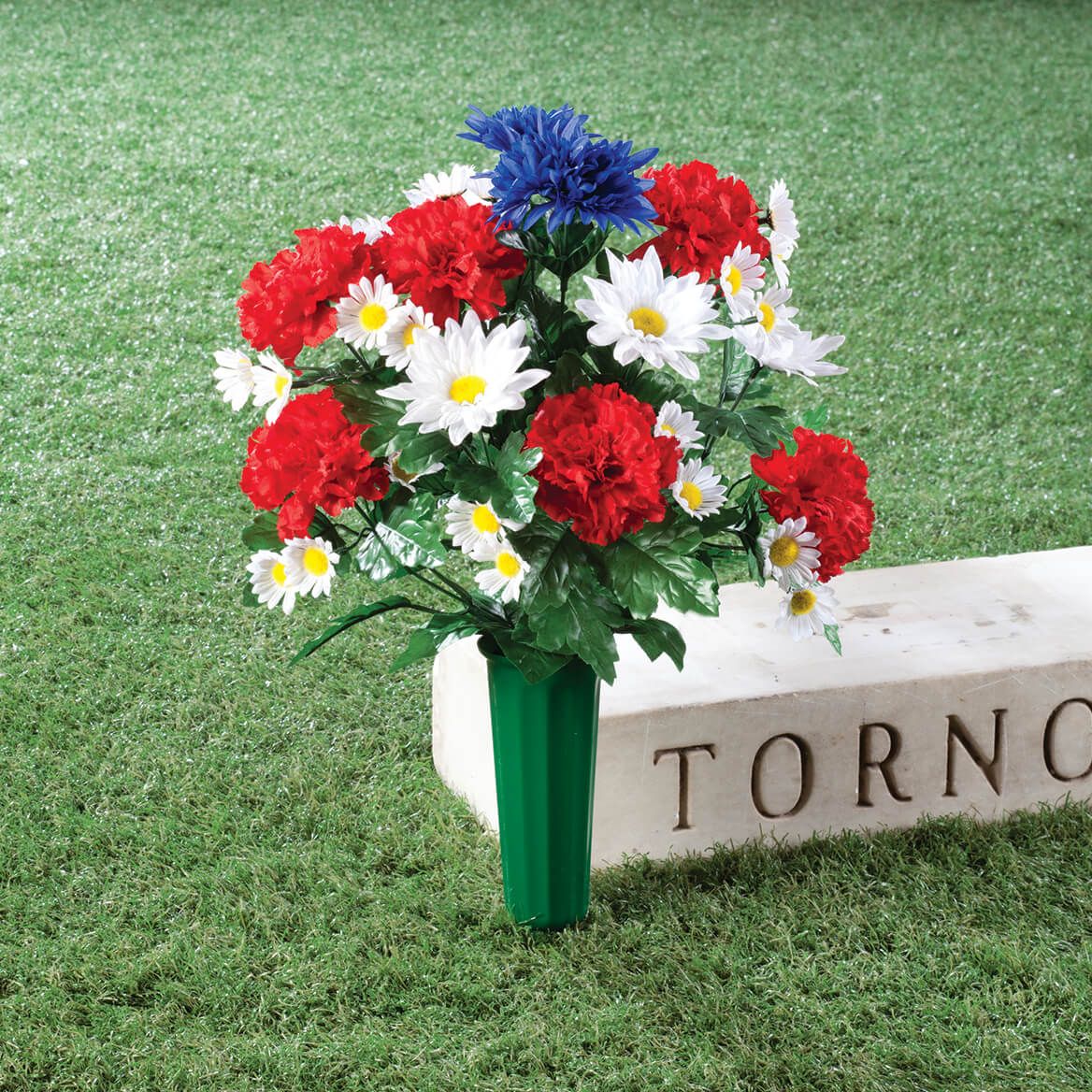 Patriotic Bouquet Memorial by OakRidge™, Set of 2 + '-' + 374474