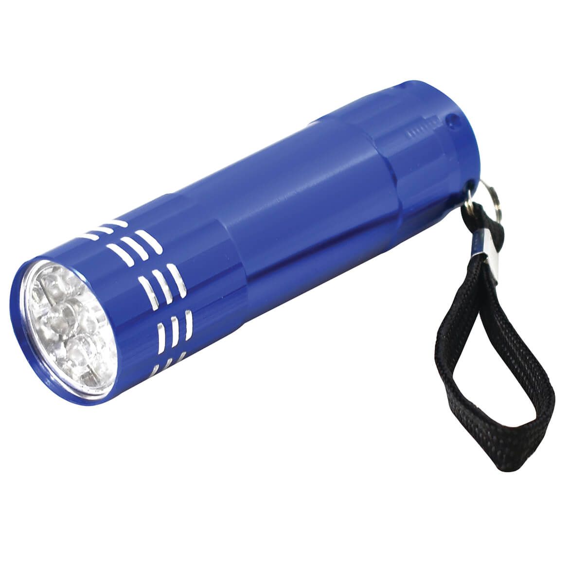 9-LED Blue Aluminum Flashlight + '-' + 374612