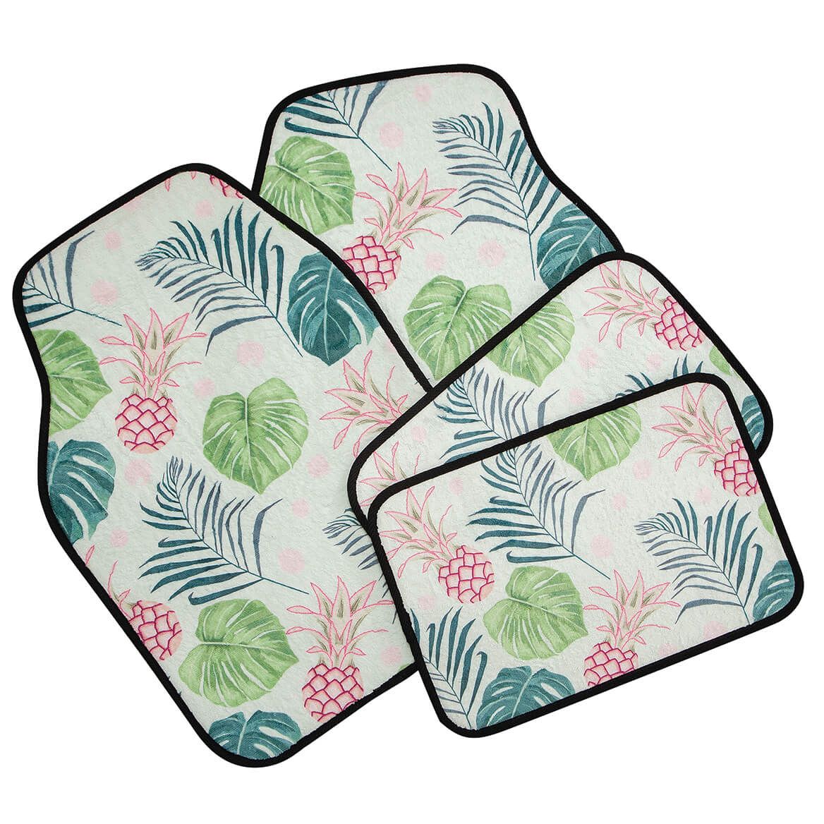 Pineapple Car Mats, Set of 4 + '-' + 374715