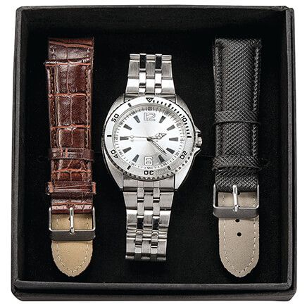 Men's Interchangeable Watch Set-374734